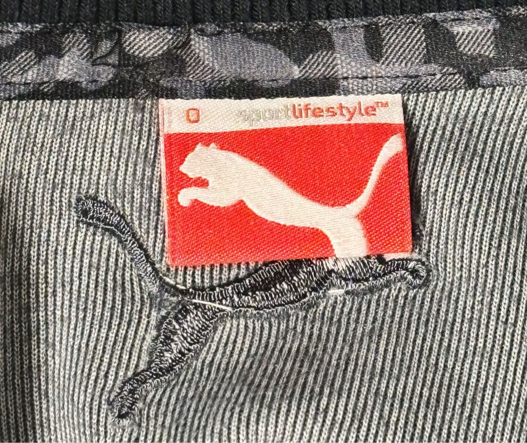 【希少】プーマベロアトラックスーツジャケットパンツ上下セットアップ迷彩カモフラ