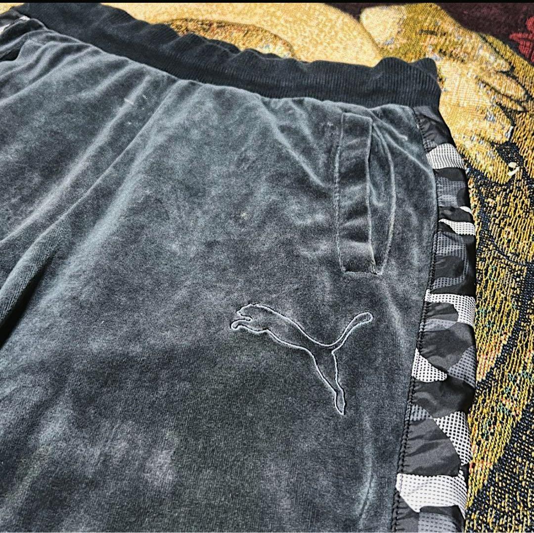 【希少】プーマベロアトラックスーツジャケットパンツ上下セットアップ迷彩カモフラ