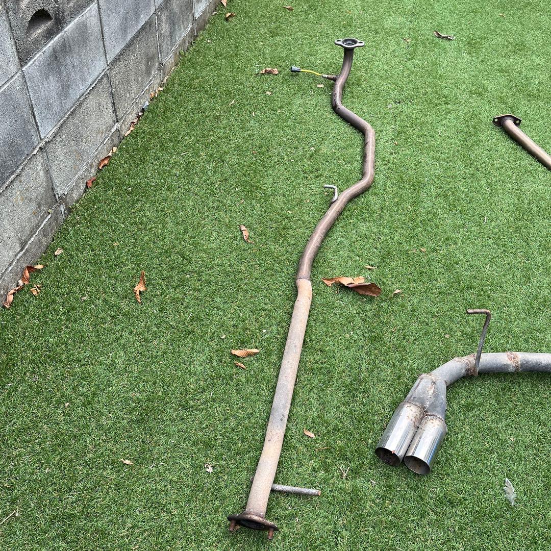 La150s ムーヴ ワンオフ 4本だし 中間 リアストレート