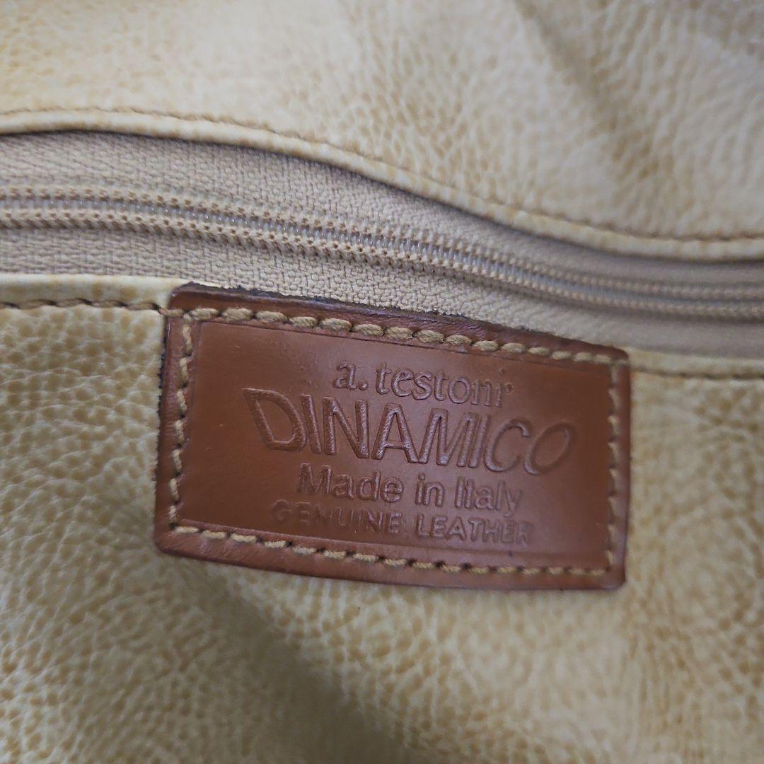​【極美品/伊製】a.testoni DINAMICO レザーバッグ 2点セット