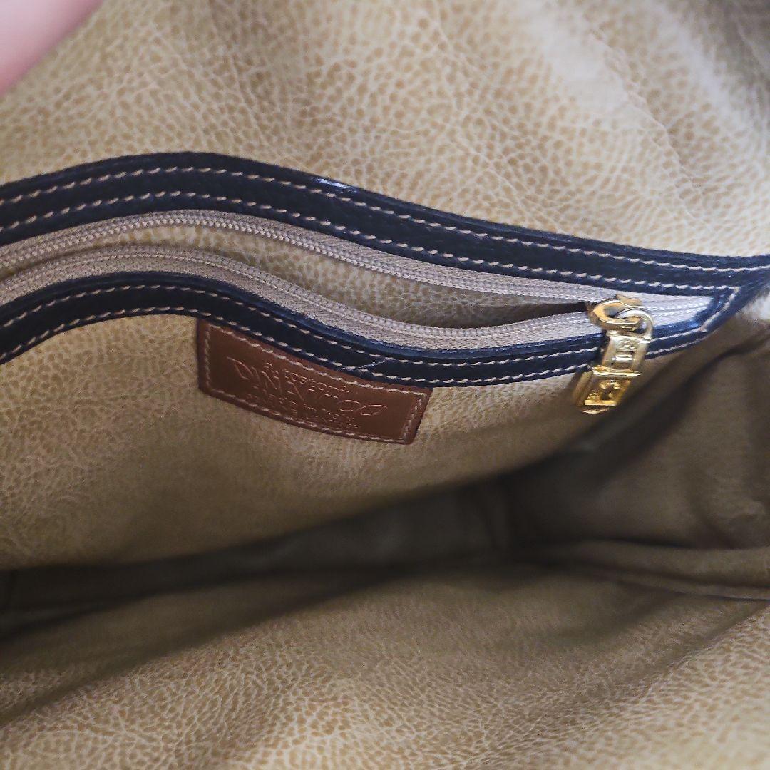 ​【極美品/伊製】a.testoni DINAMICO レザーバッグ 2点セット