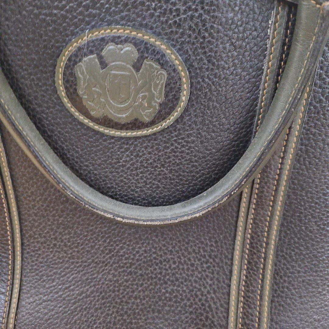 ​【極美品/伊製】a.testoni DINAMICO レザーバッグ 2点セット