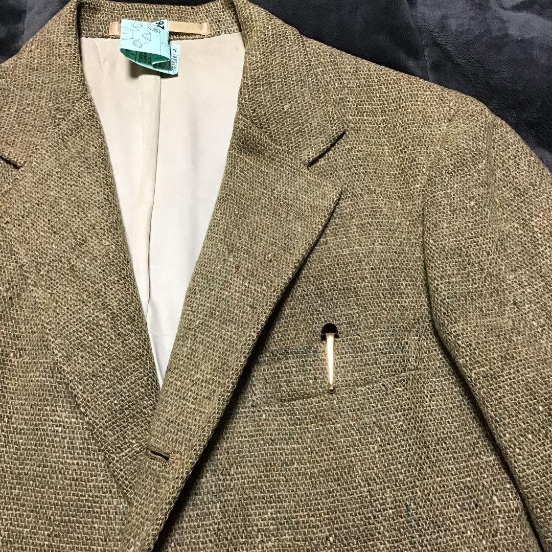 [ヴィンテージ]J.PRESSツイードジャケット3つボタン1980〜90年代L