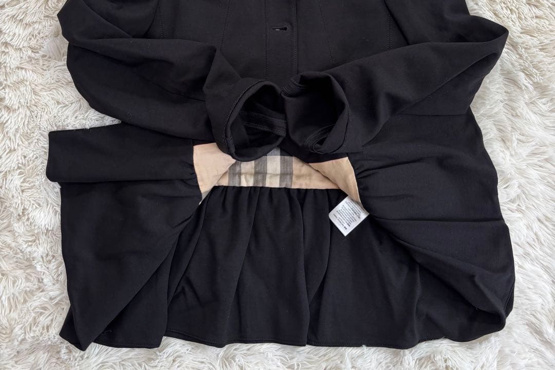 BURBERRY CHILDREN ノーカラージャケット ペプラム 160cm