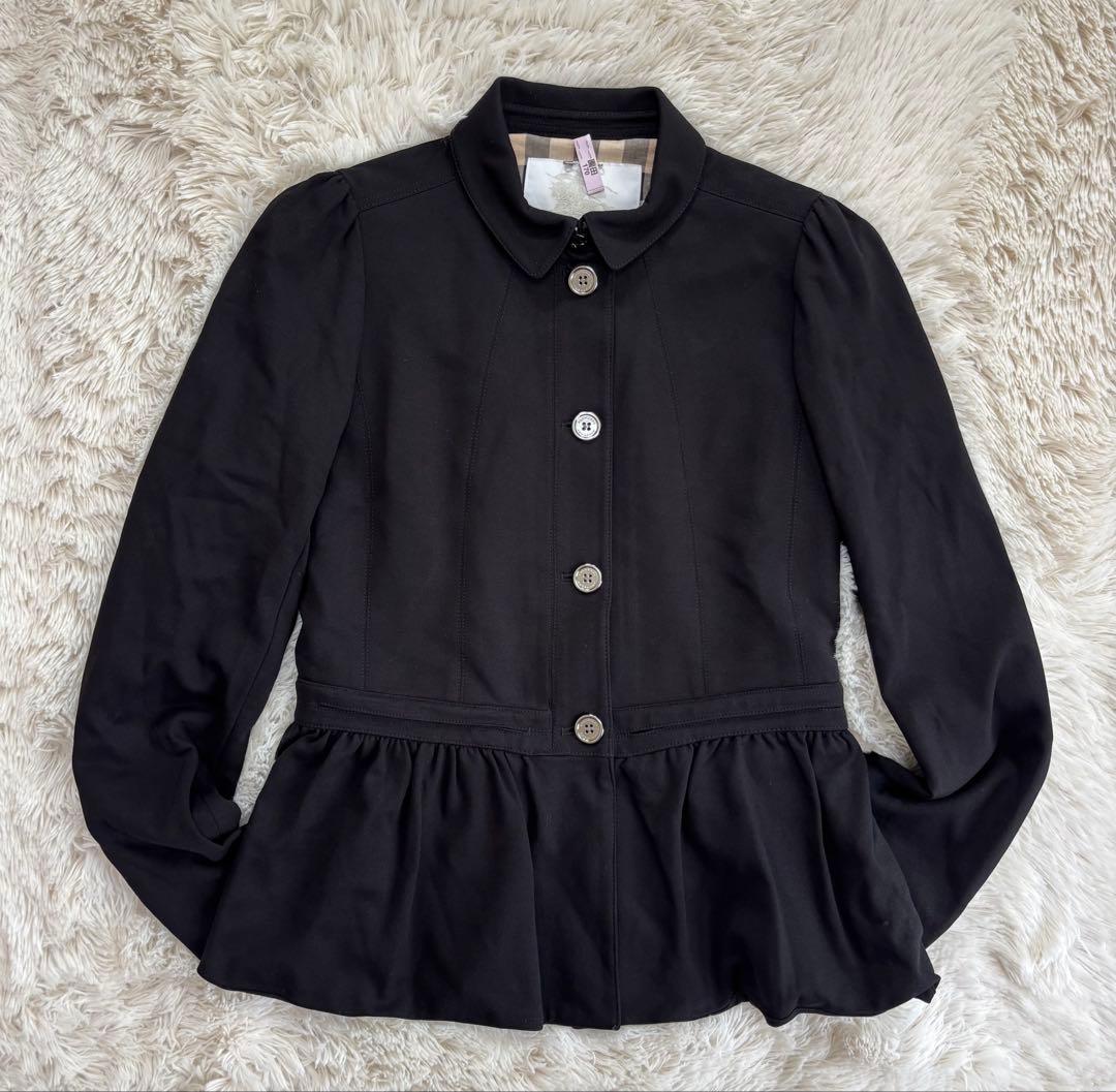 BURBERRY CHILDREN ノーカラージャケット ペプラム 160cm