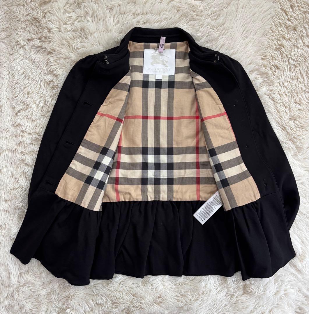 BURBERRY CHILDREN ノーカラージャケット ペプラム 160cm
