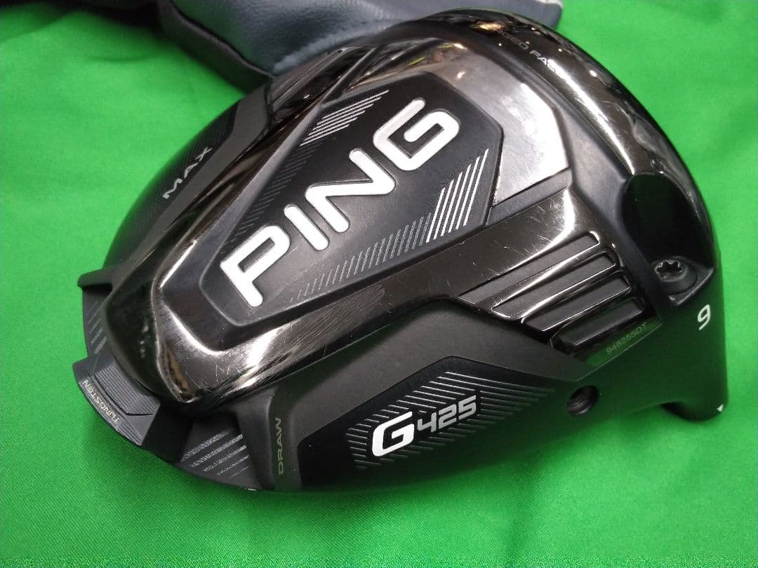 PING G425 MAX 9゜ヘッド・ヘッドカバー