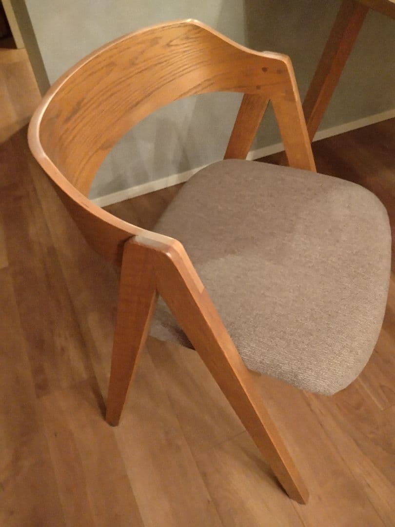 【値下げ】unico ELEMT(エレムト)チェア ブラウン①