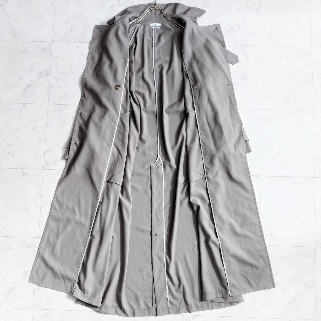 美品✨エーピーストゥディオ SCENTOF ウールオーバートレンチコート カーキ