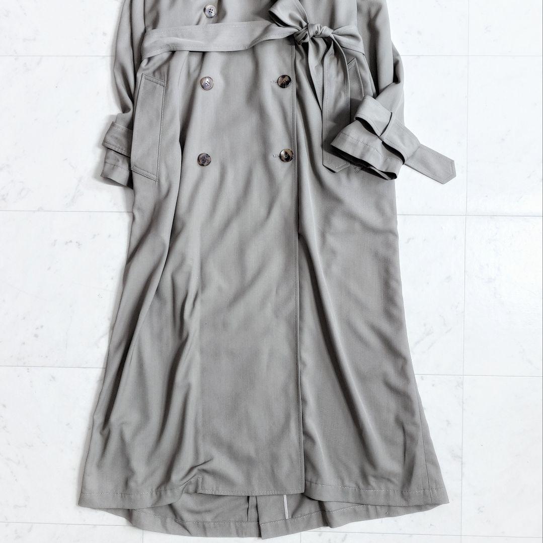 美品✨エーピーストゥディオ SCENTOF ウールオーバートレンチコート カーキ
