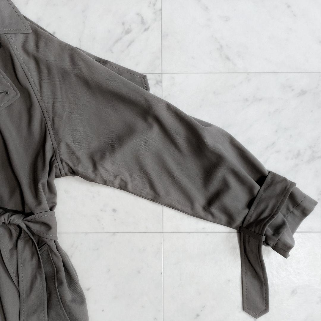 美品✨エーピーストゥディオ SCENTOF ウールオーバートレンチコート カーキ