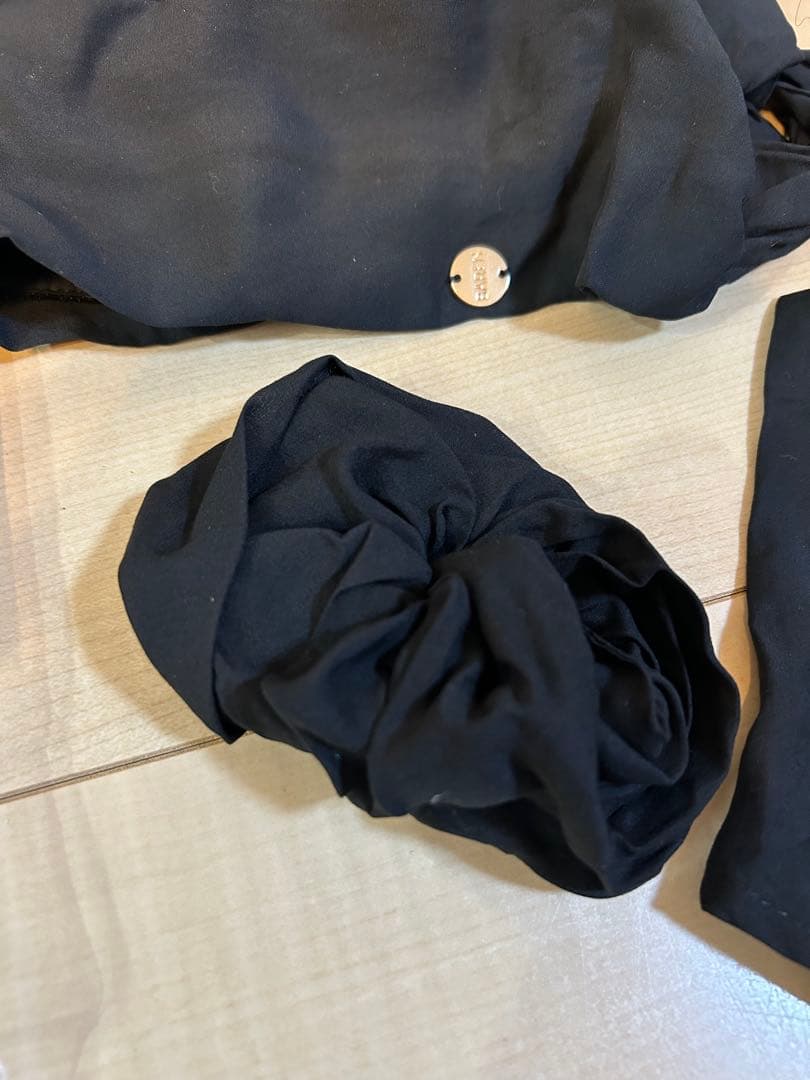 前髪ウィッグ付きSCARF HAT (M) / Basic-Black