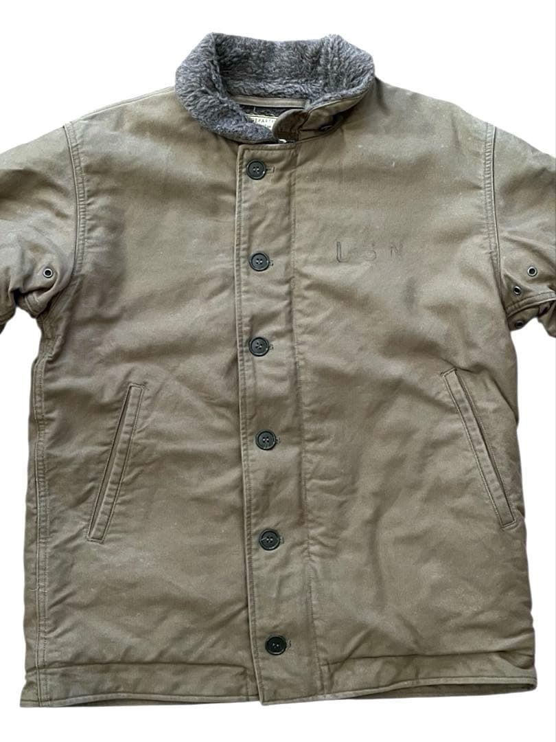 ▪️東洋エンターBUZZ RICKSON'SバズリクソンN-1デッキジャケット L