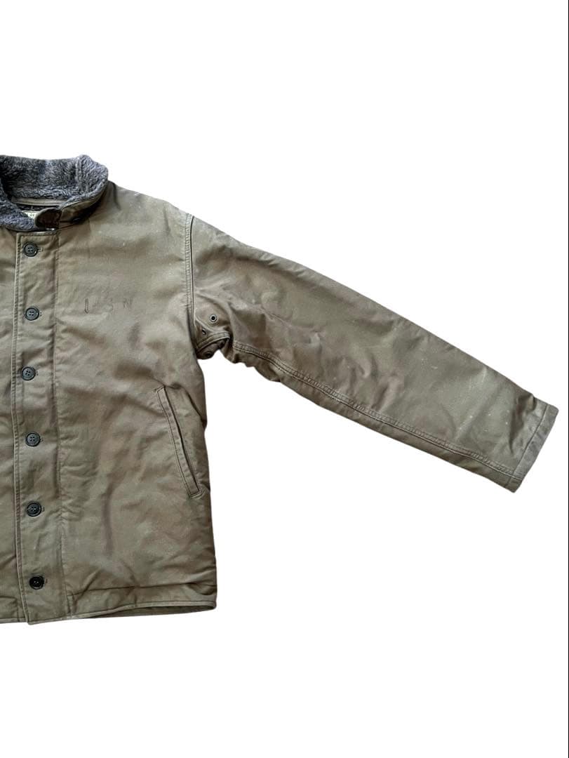 ▪️東洋エンターBUZZ RICKSON'SバズリクソンN-1デッキジャケット L