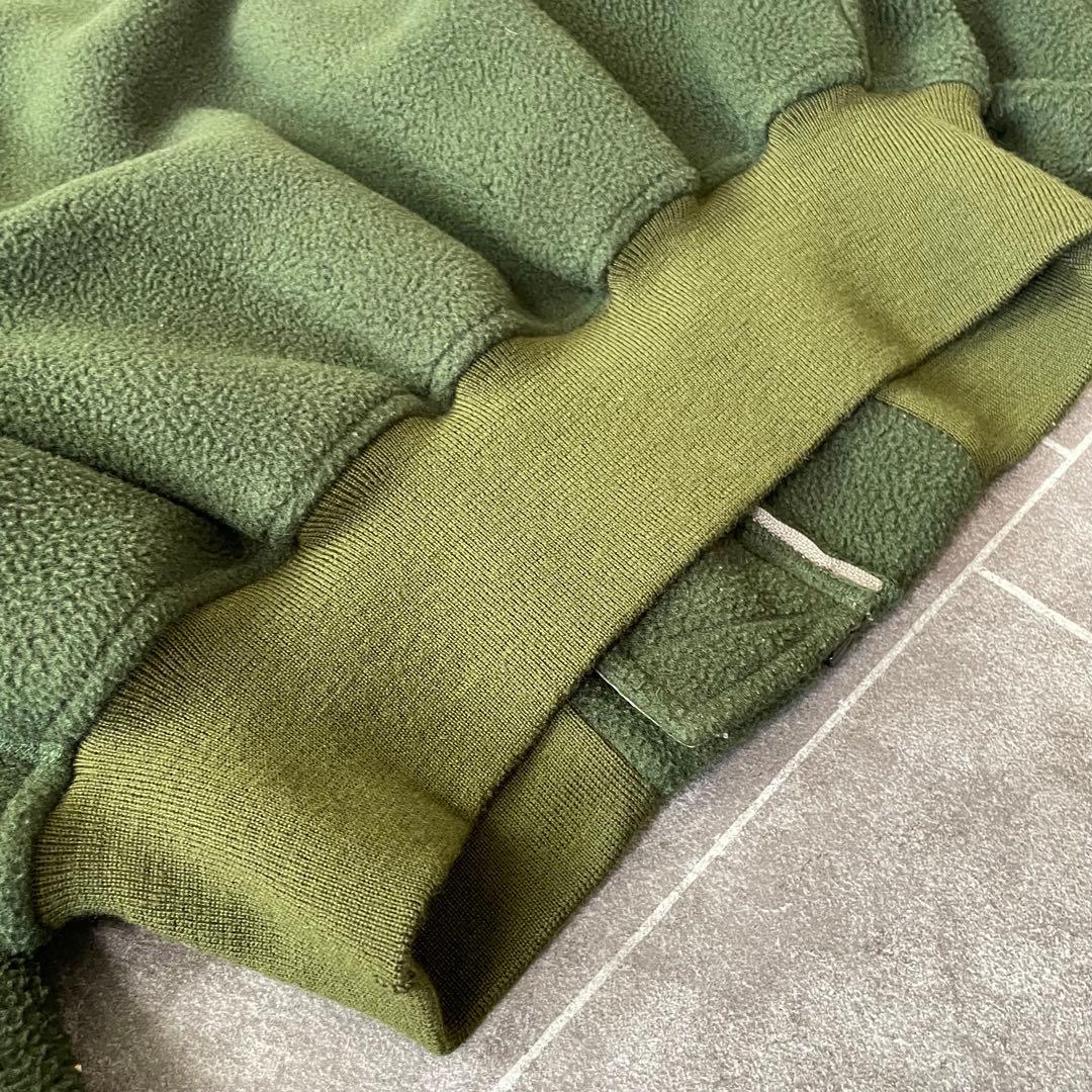 PineappleARMY'S MA-1ナイロン切替フリースボンバージャケット