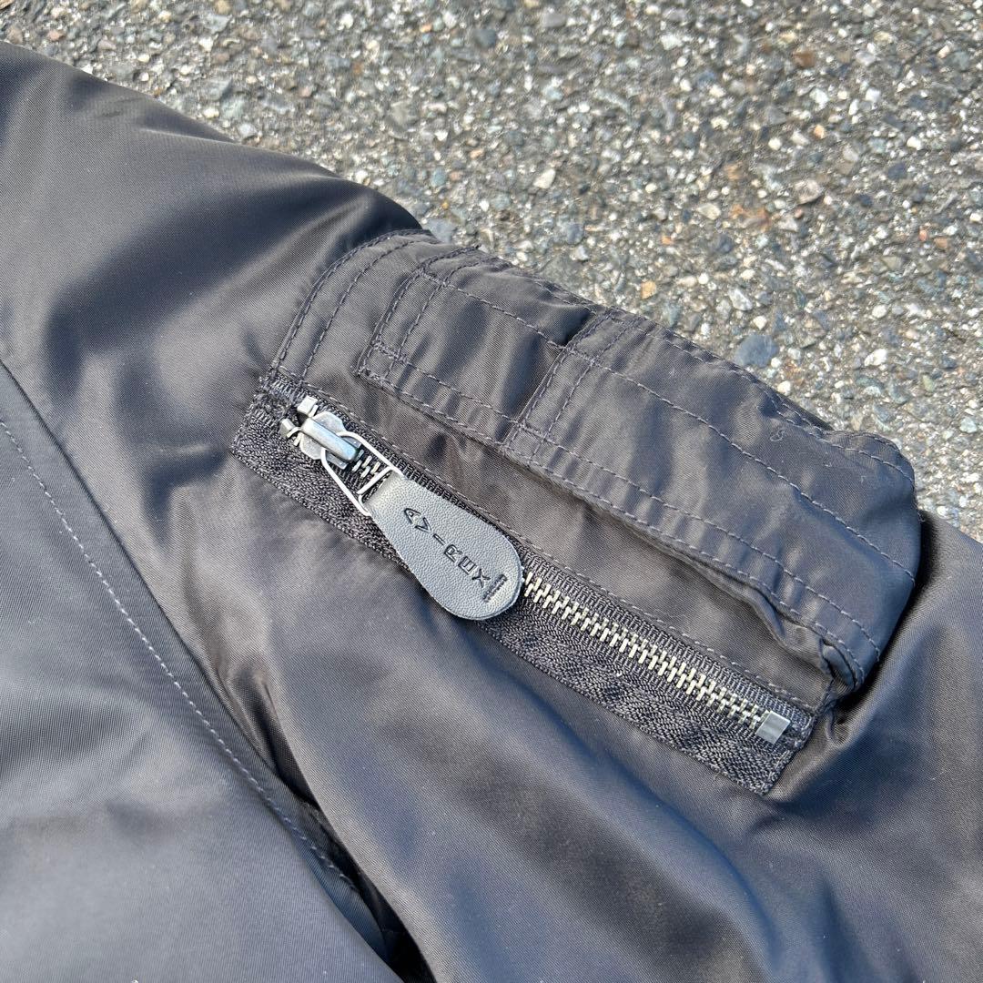 即完売 AVIREX アヴィレックス n2b ファー y2k 短丈 ブラック