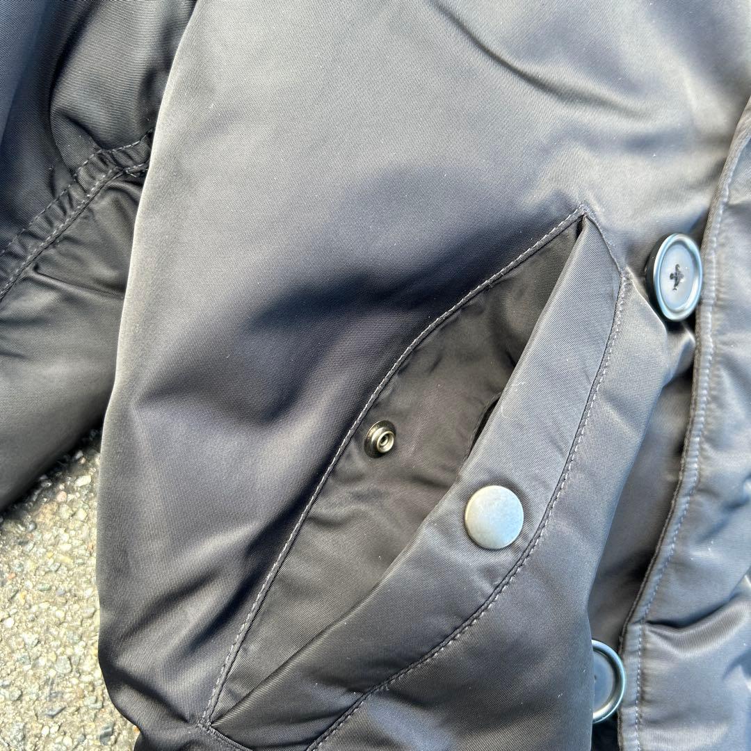 即完売 AVIREX アヴィレックス n2b ファー y2k 短丈 ブラック