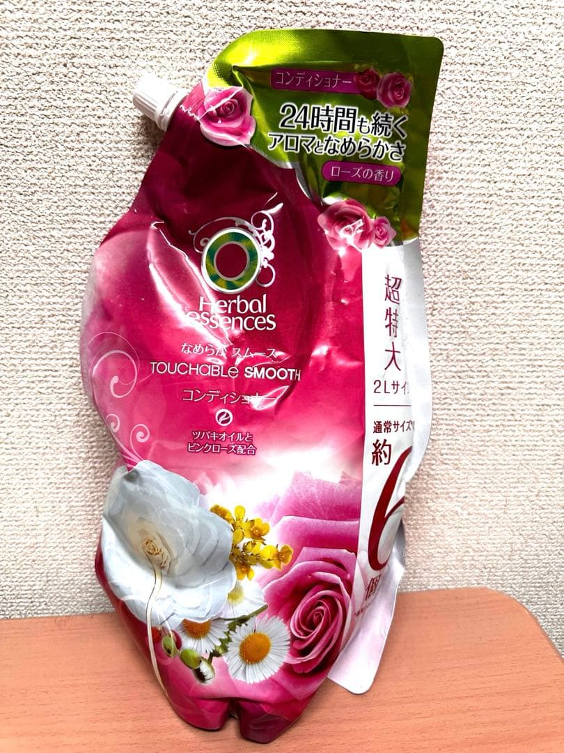 【未開封】ハーバルエッセンス なめらかスムース ローズ ［2L］