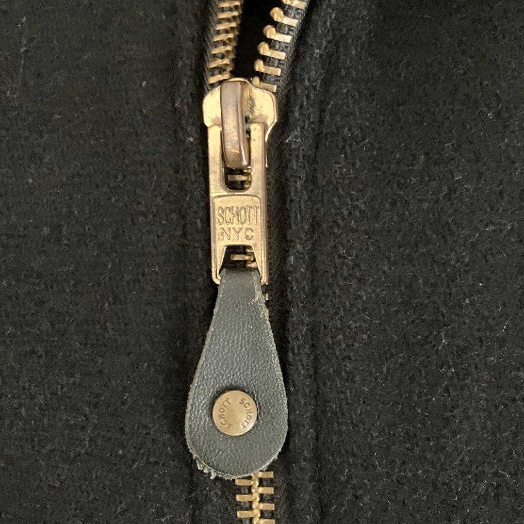 Schott ジップアップピーコート　サイズ34