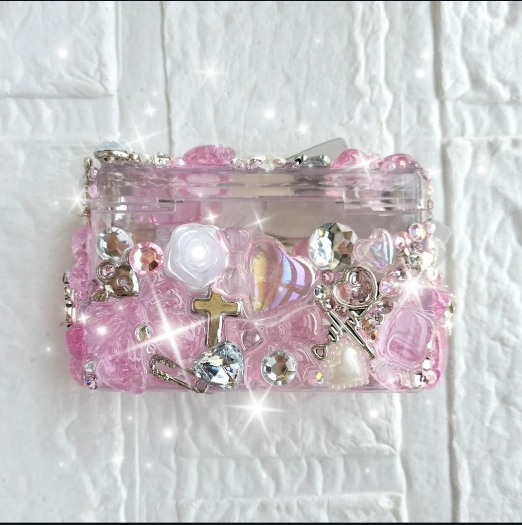 IQOSイルマワンデコケース量産型地雷クリアピンク