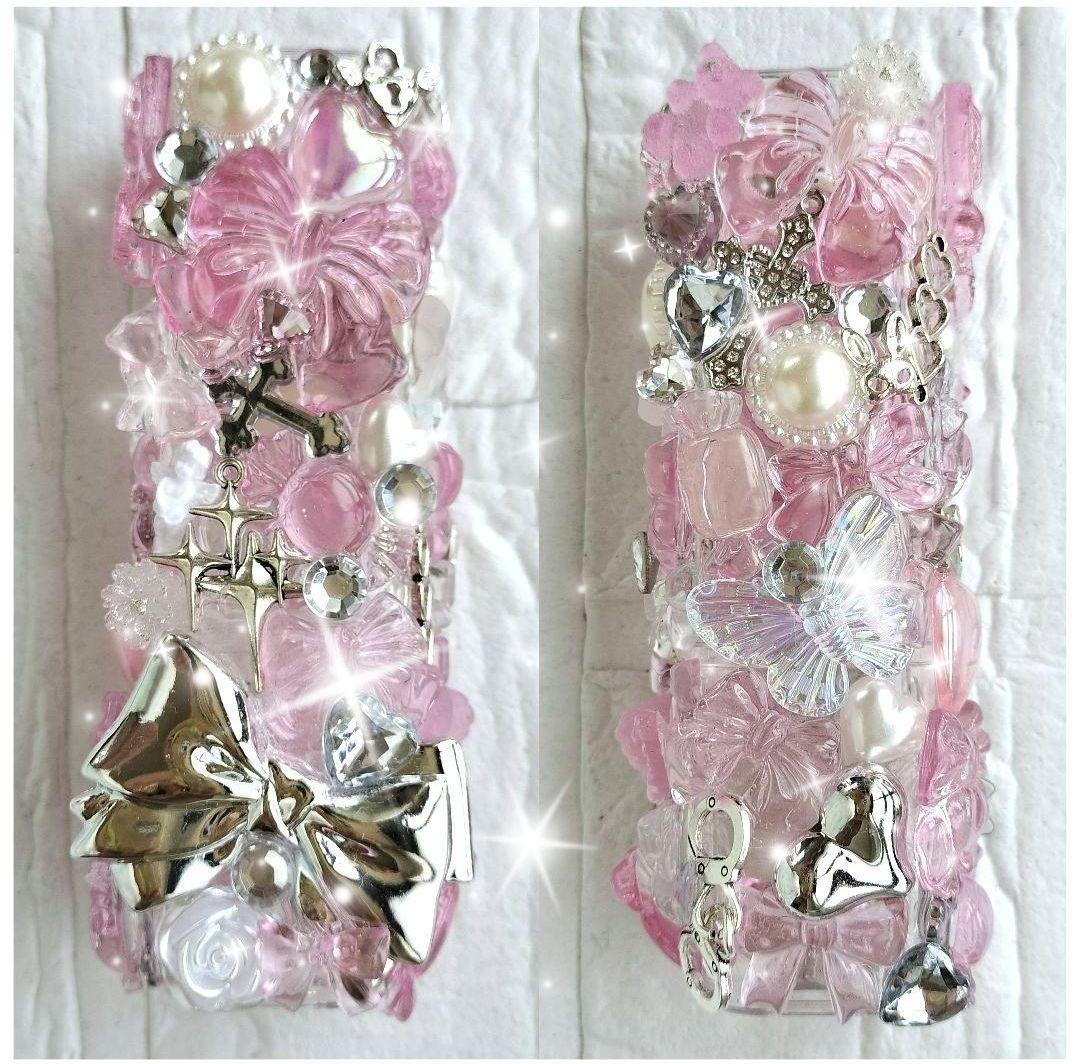 IQOSイルマワンデコケース量産型地雷クリアピンク