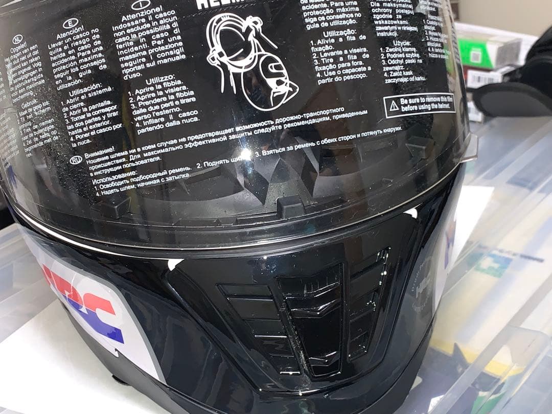 未使用　バイク用フルフェイスヘルメット