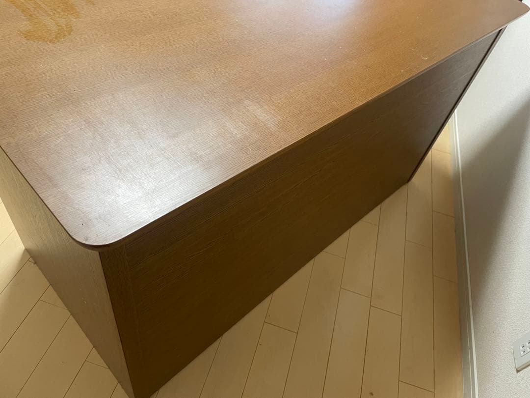 大塚家具 天然木タモ材　ビジネスデスク パソコンデスク学習机/無印アクタス