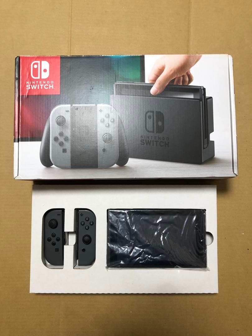 完品 未対策機 スイッチ 本体 任天堂 Switch セット グレー