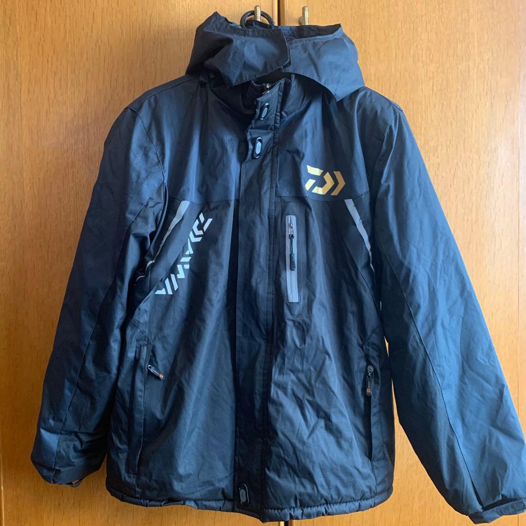 Daiwa フード付きレインウェア 黒