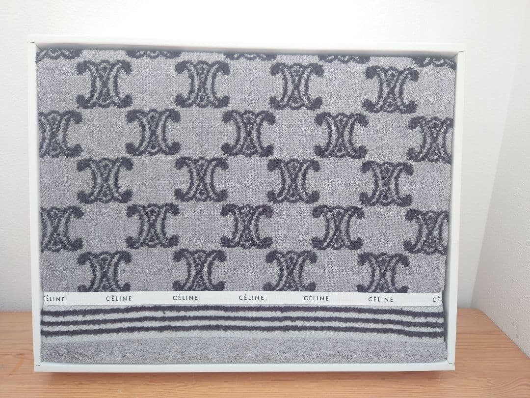 ★CÉLINE/セリーヌ マカダム柄 タオルセット★未使用品