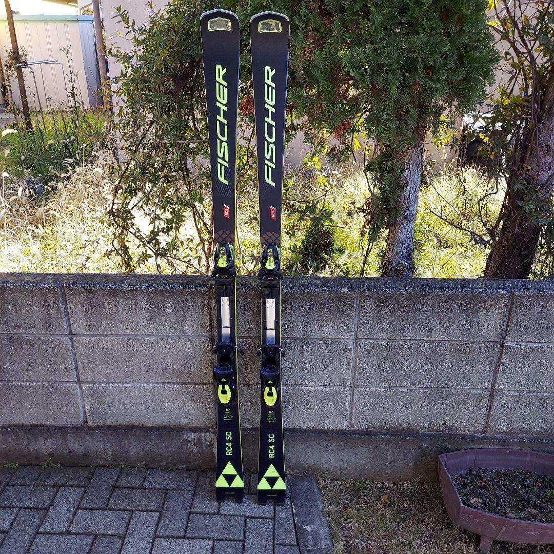 FISCHER RC4 SC スキー 165cm ブラック/イエロー