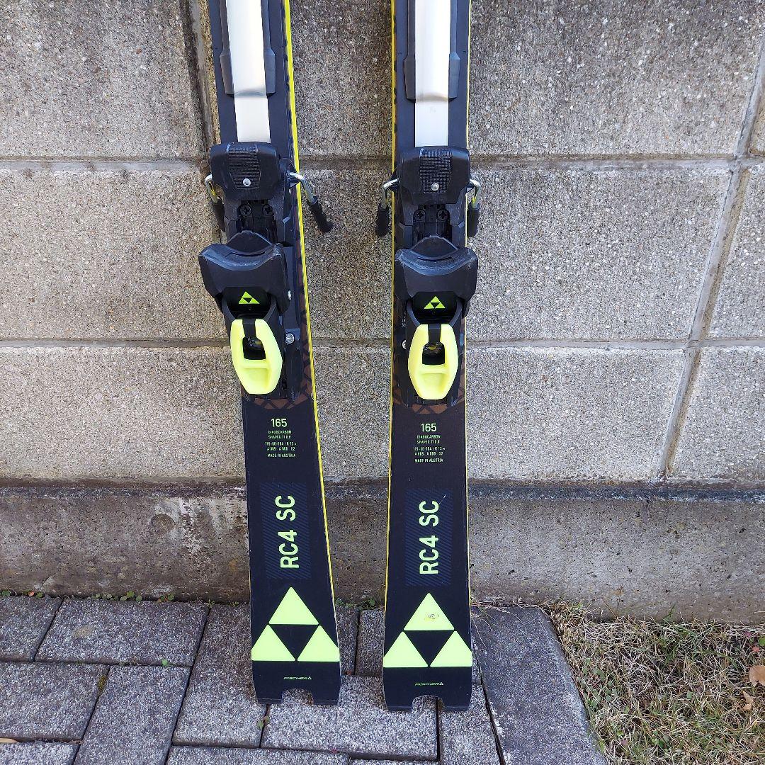 FISCHER RC4 SC スキー 165cm ブラック/イエロー