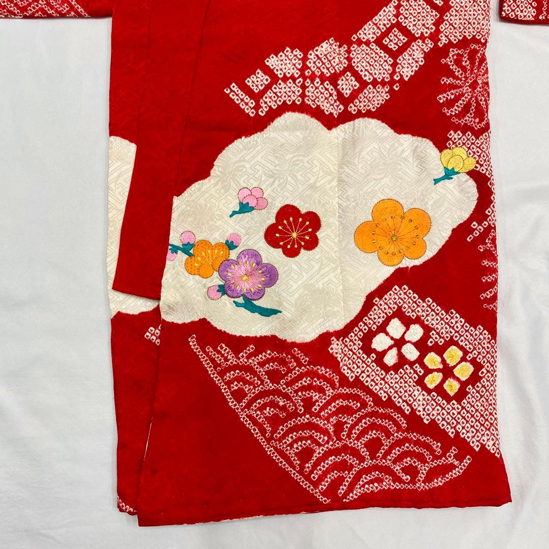 507agu7◎七五三 三歳 女の子 着物のみ◎美品