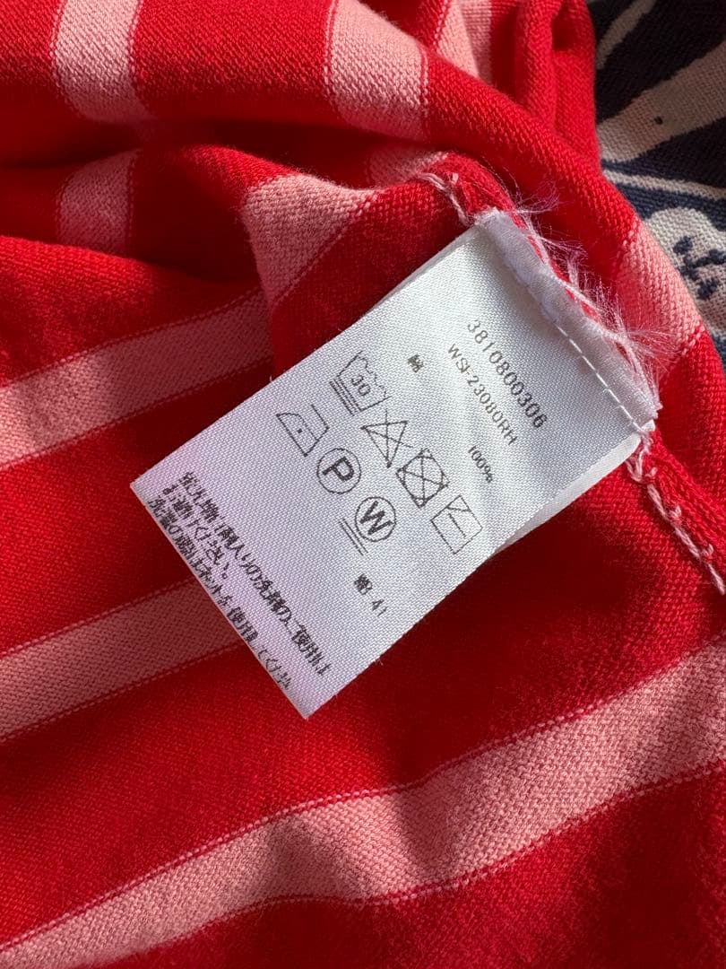 Demy Lee×Ron Herman 別注 レッドピンクボーダー Sデミリー