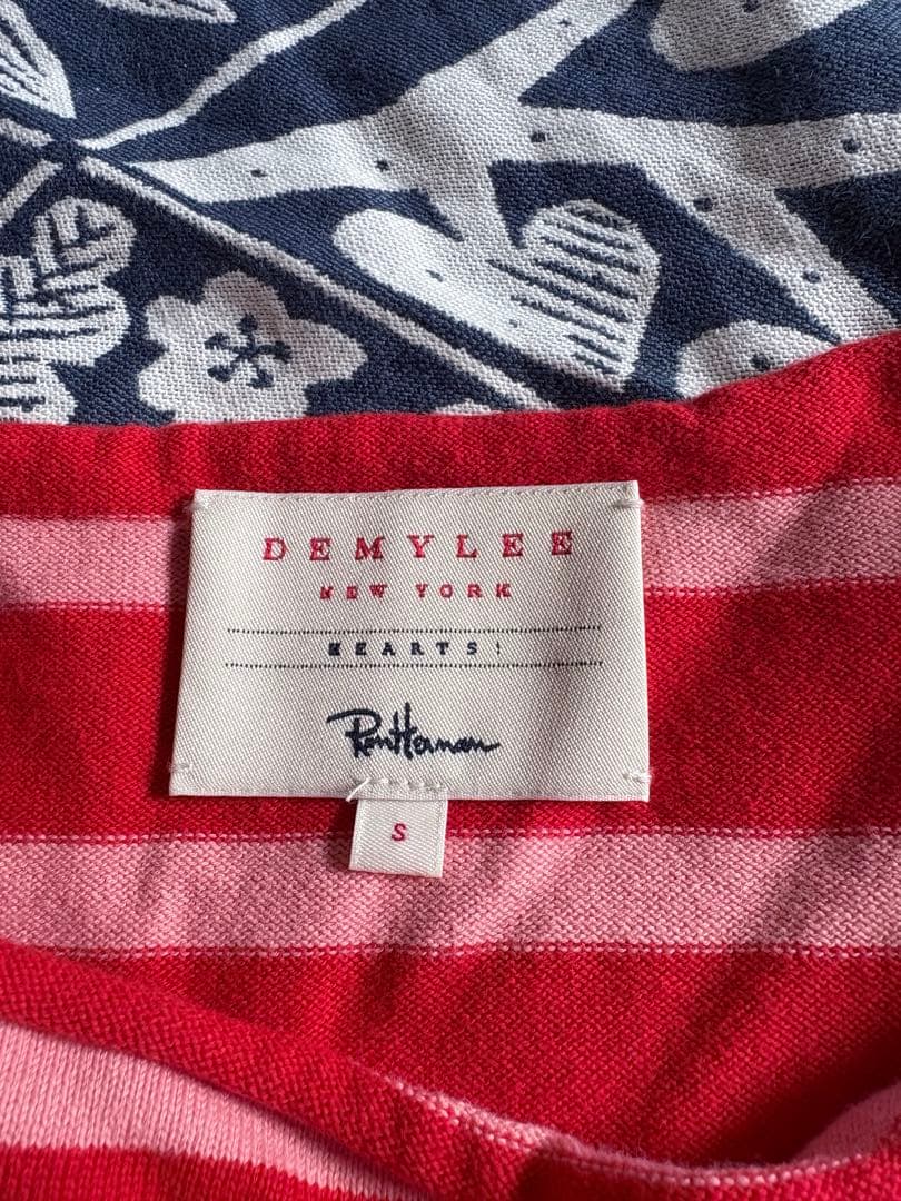 Demy Lee×Ron Herman 別注 レッドピンクボーダー Sデミリー