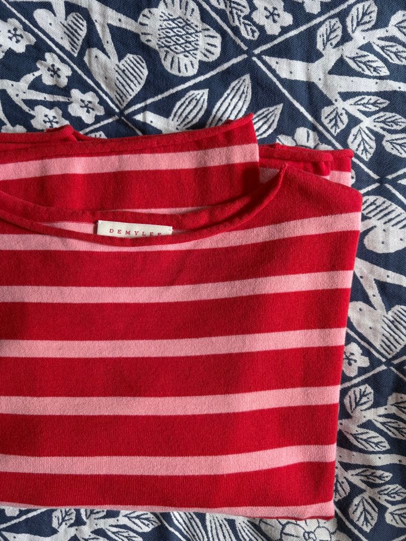 Demy Lee×Ron Herman 別注 レッドピンクボーダー Sデミリー