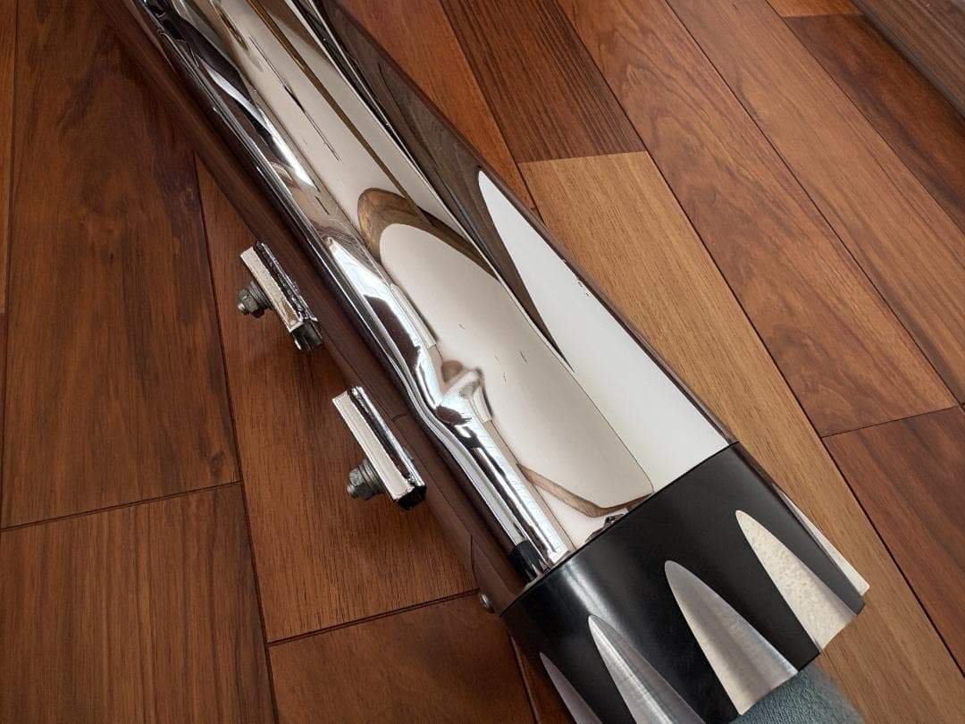 M8ツーリング用 4.5インチ スリップオンマフラー Sharkroad17～