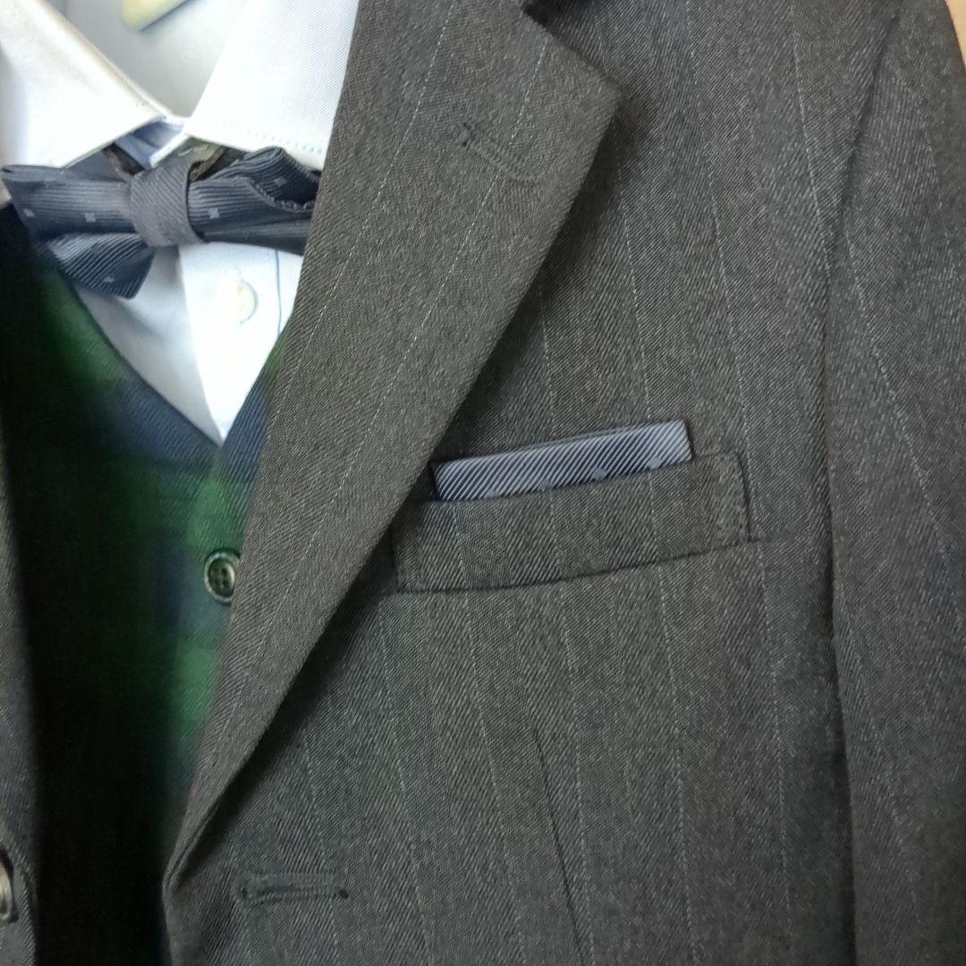 CHOPIN　子供用スーツ　ダークグレー 120センチ　入学式　卒園式　ショパン