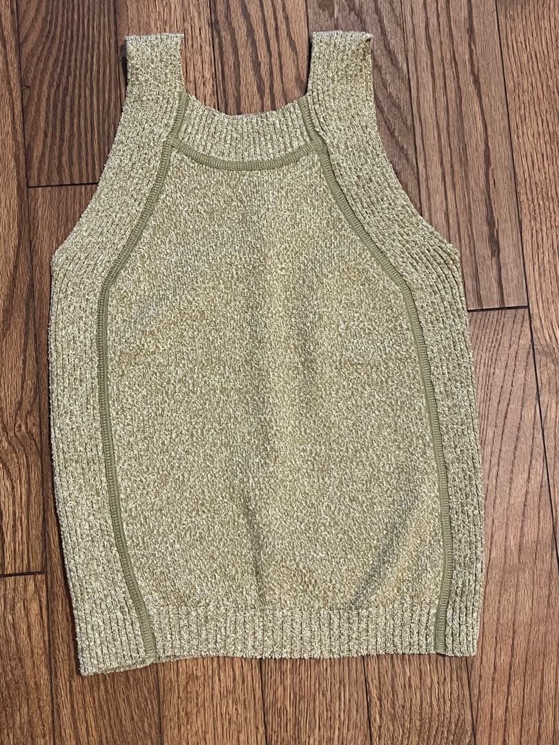 TODAYFUL ミックスニットタンクトップ