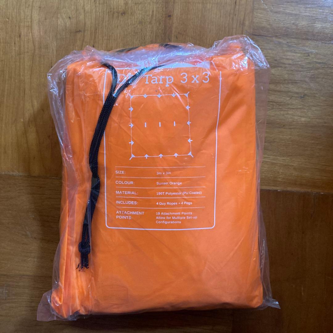 DD Tarp サンセットオレンジ 3x3m DDタープ