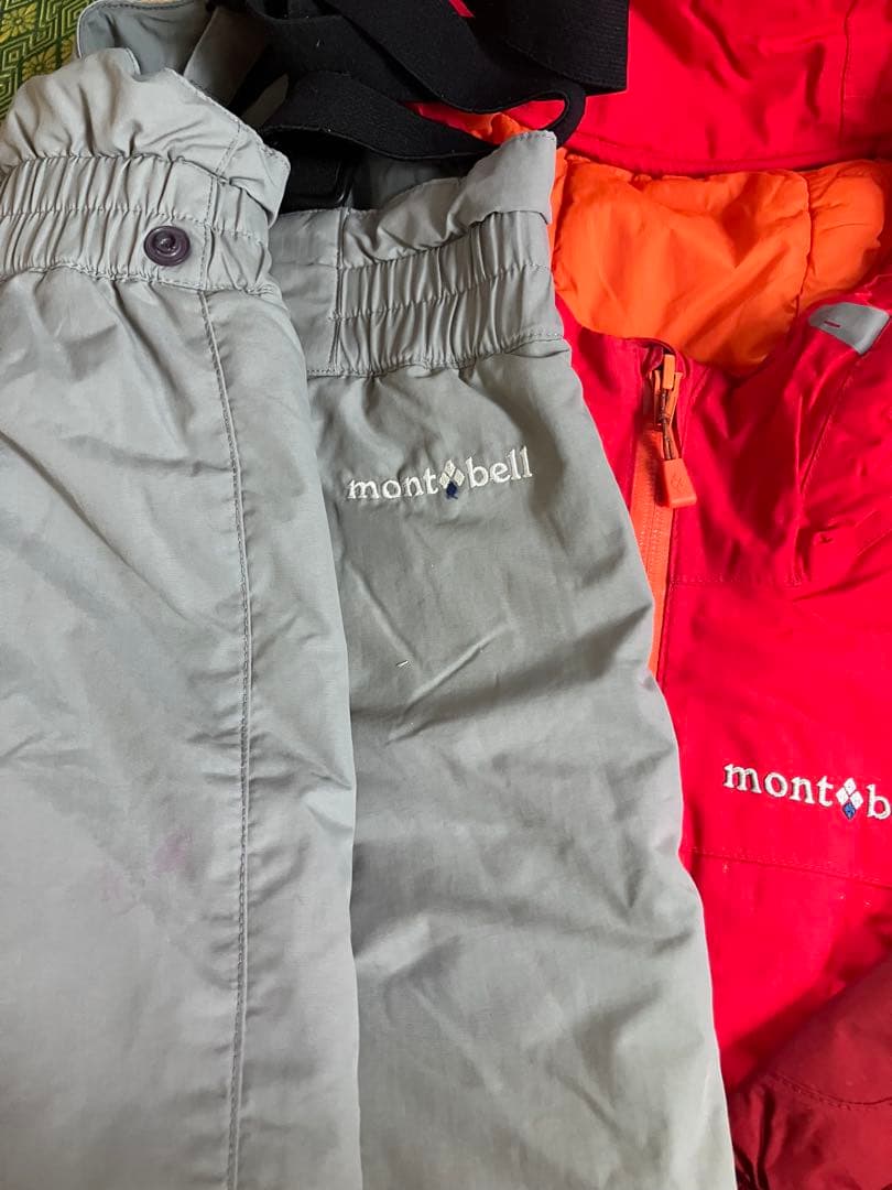 mont-bell スノーウェア 上下セット 110サイズ 状態良好