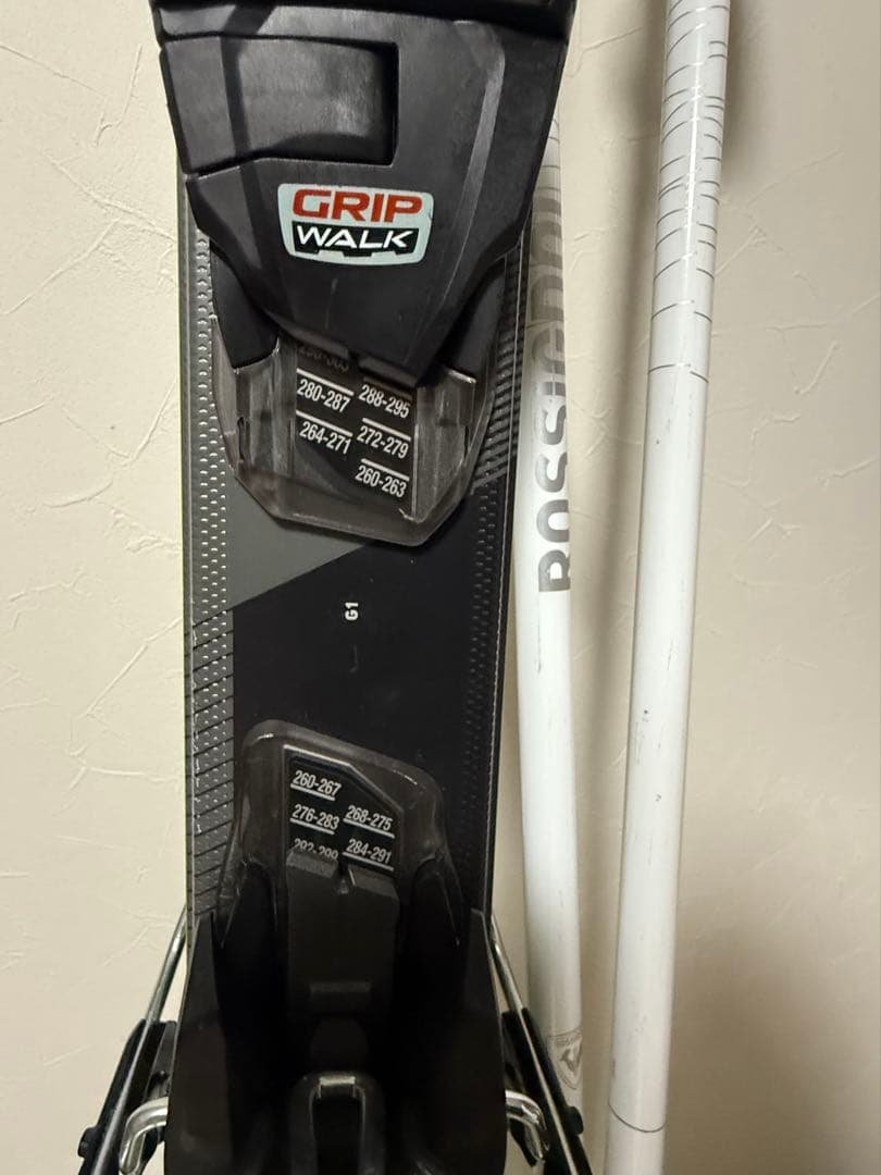 フォルクル　RTM スキー 板 147 & ロシニョール　ストック110