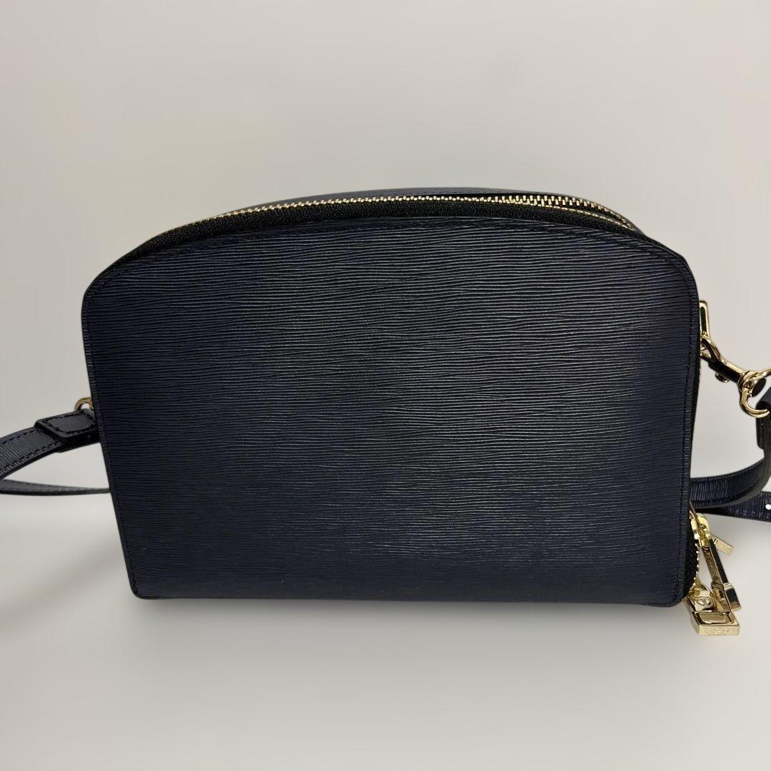 ✨美品✨TOPKAPI ネイビー ショルダーバッグ　SPIGA 牛革