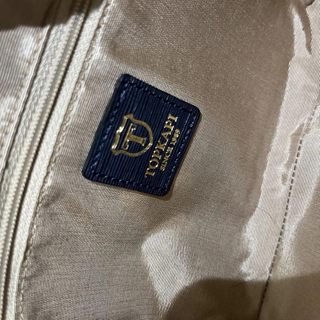 ✨美品✨TOPKAPI ネイビー ショルダーバッグ　SPIGA 牛革