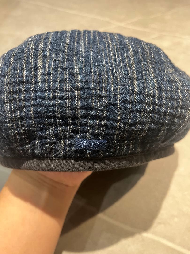 porterclassic KASURI BERET indigo 絣ベレー