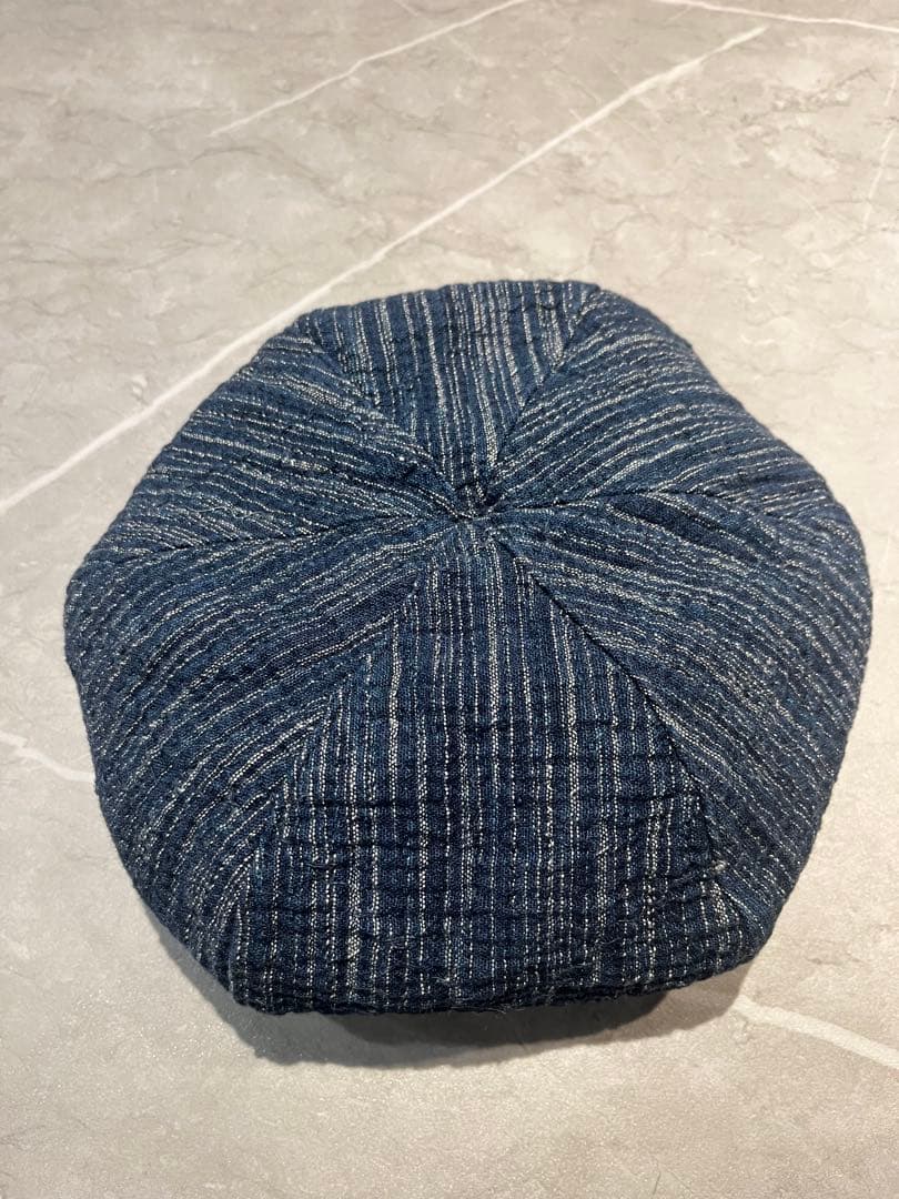 porterclassic KASURI BERET indigo 絣ベレー