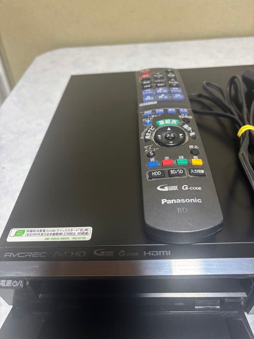 【動作品‼️】Panasonic DMR−BW800 Blu-rayレコーダー