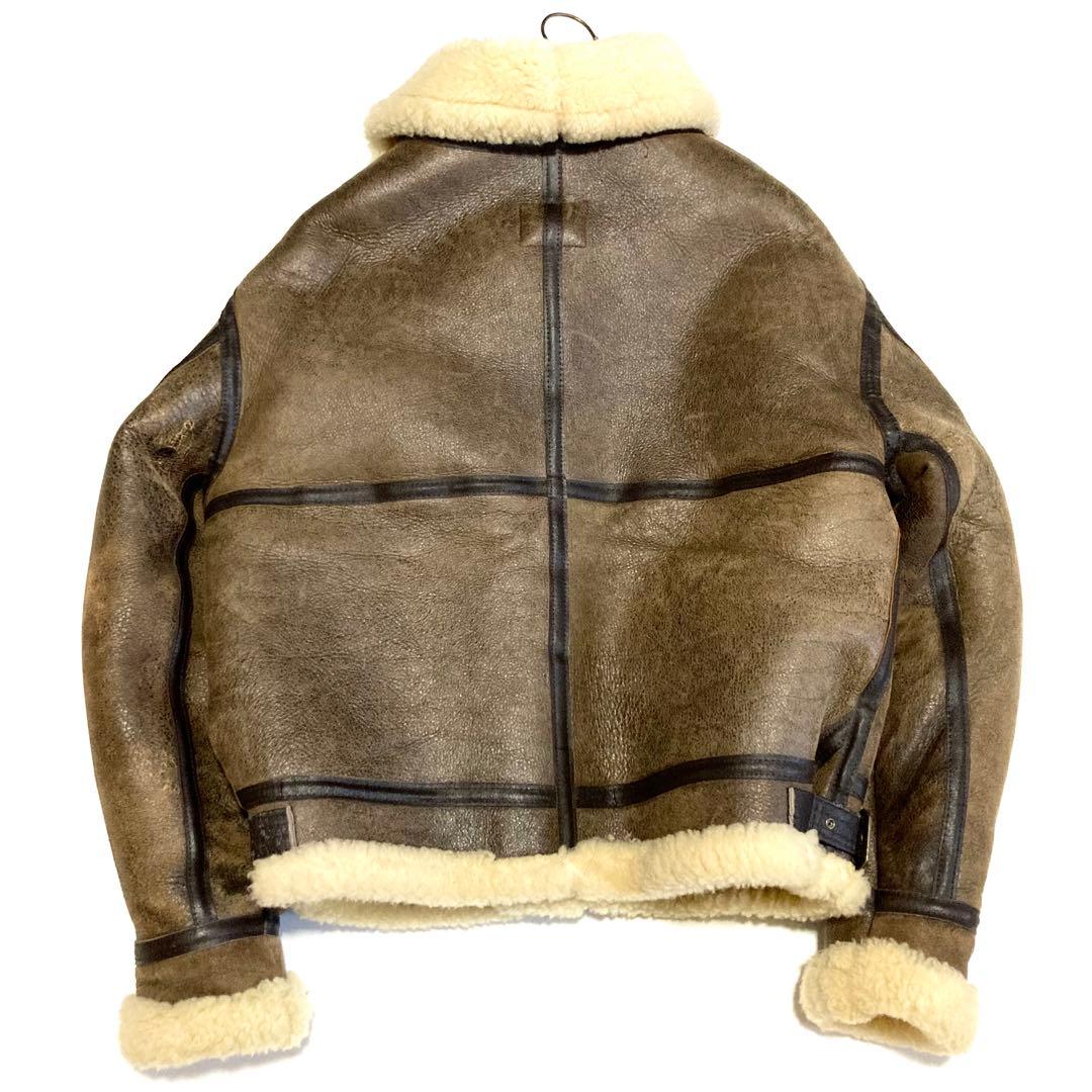 USA製 AVIREX アビレックス B-3 フライトジャケット ムートン 42
