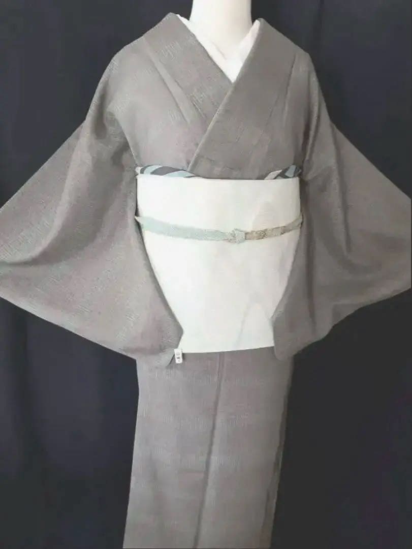 ★専用★帯とお直し　夏物 紋紗　深みのある松煙染　最高級生地の逸品　軽やか清涼感