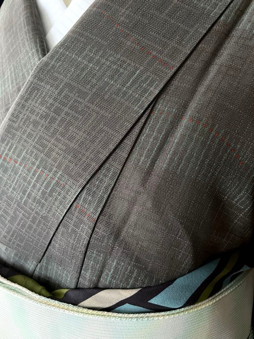 ★専用★帯とお直し　夏物 紋紗　深みのある松煙染　最高級生地の逸品　軽やか清涼感